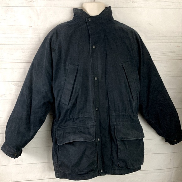 Brooks Brothers Sz M Vntg Down Double Utility Gorpcore Jacket Blue-Green 2 in 1 - Picture 1 of 13
